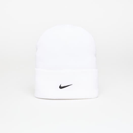 Hat Nike Peak Swoosh Beanie White/ Black
