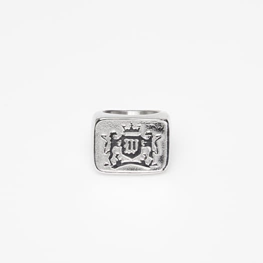 Wasted Paris U Crest Signet Ring Silver