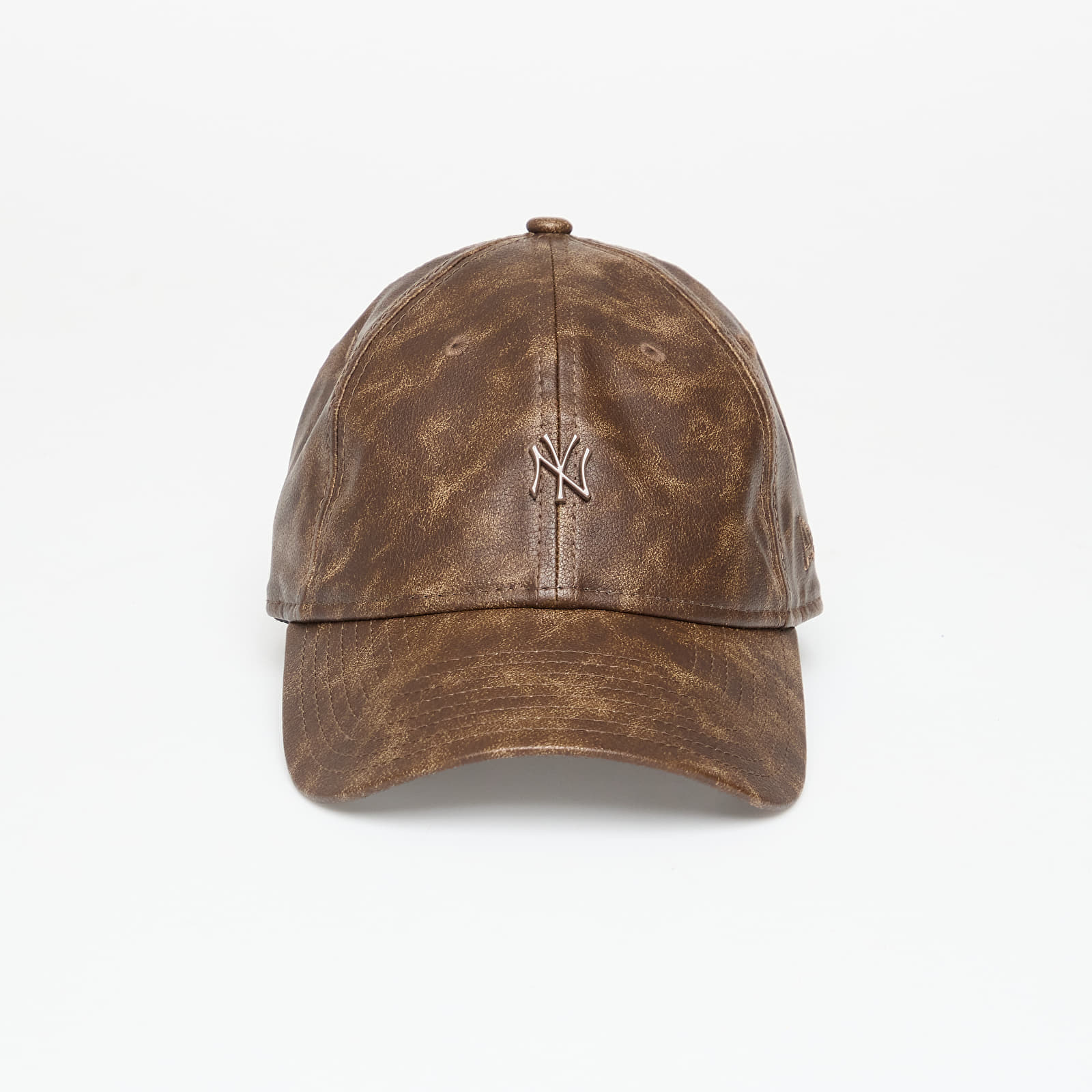 Cap New Era New York Yankees Womens MLB Worn PU 9TWENTY Adjustable Cap Dark Brown Universal