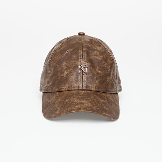 Kapa New Era New York Yankees Womens MLB Worn PU 9TWENTY Adjustable Cap Dark Brown