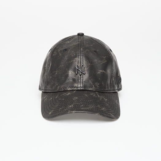 Cap New Era New York Yankees Womens MLB Worn PU 9TWENTY Adjustable Cap Black
