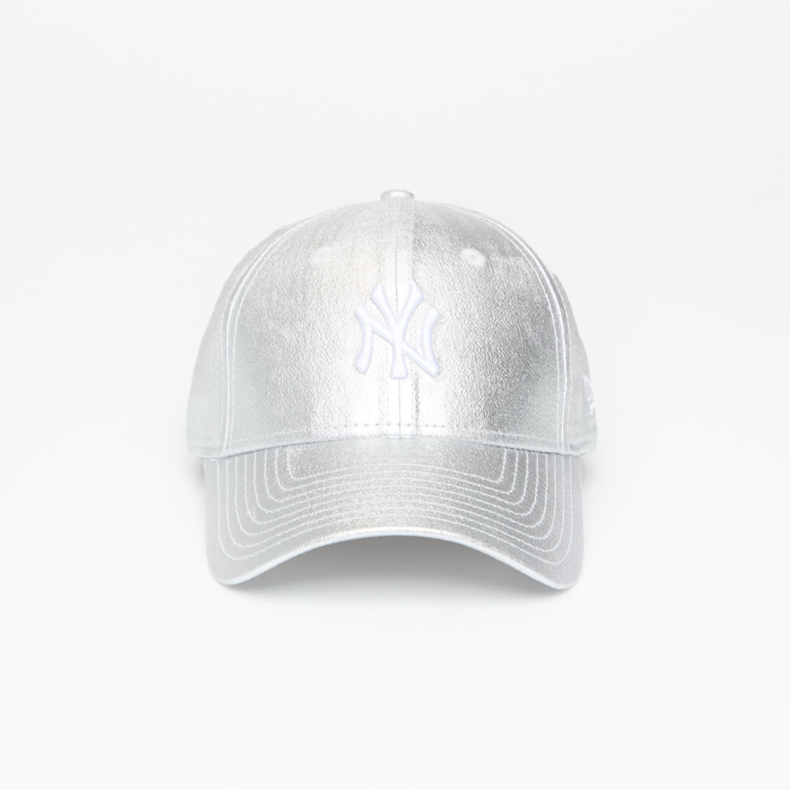 Cap New Era New York Yankees Womens MLB 9FORTY Adjustable Cap Metallic Silver Universal