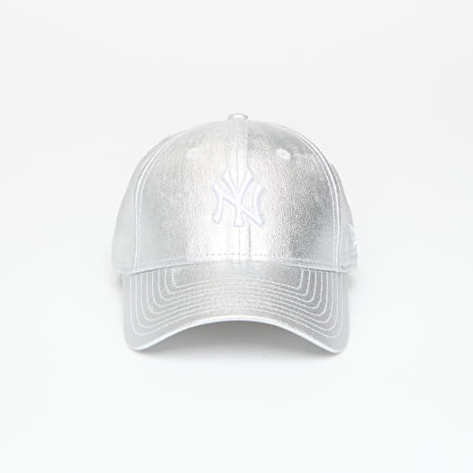 Cap New Era New York Yankees Womens MLB 9FORTY Adjustable Cap Metallic Silver
