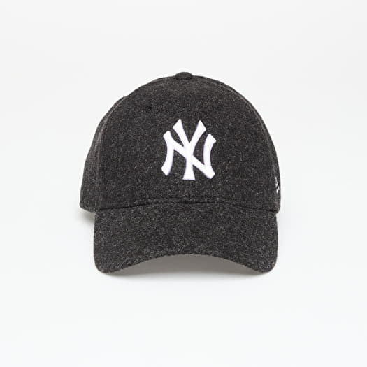 Cap New Era New York Yankees MLB Melton Wool9FORTY Adjustable Cap Black