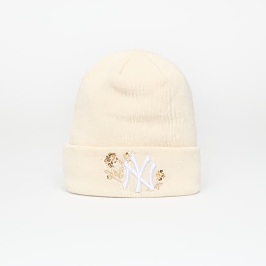 Hat New Era New York Yankees MLB Sequi Cuff Knit Beanie Hat Rose Cream