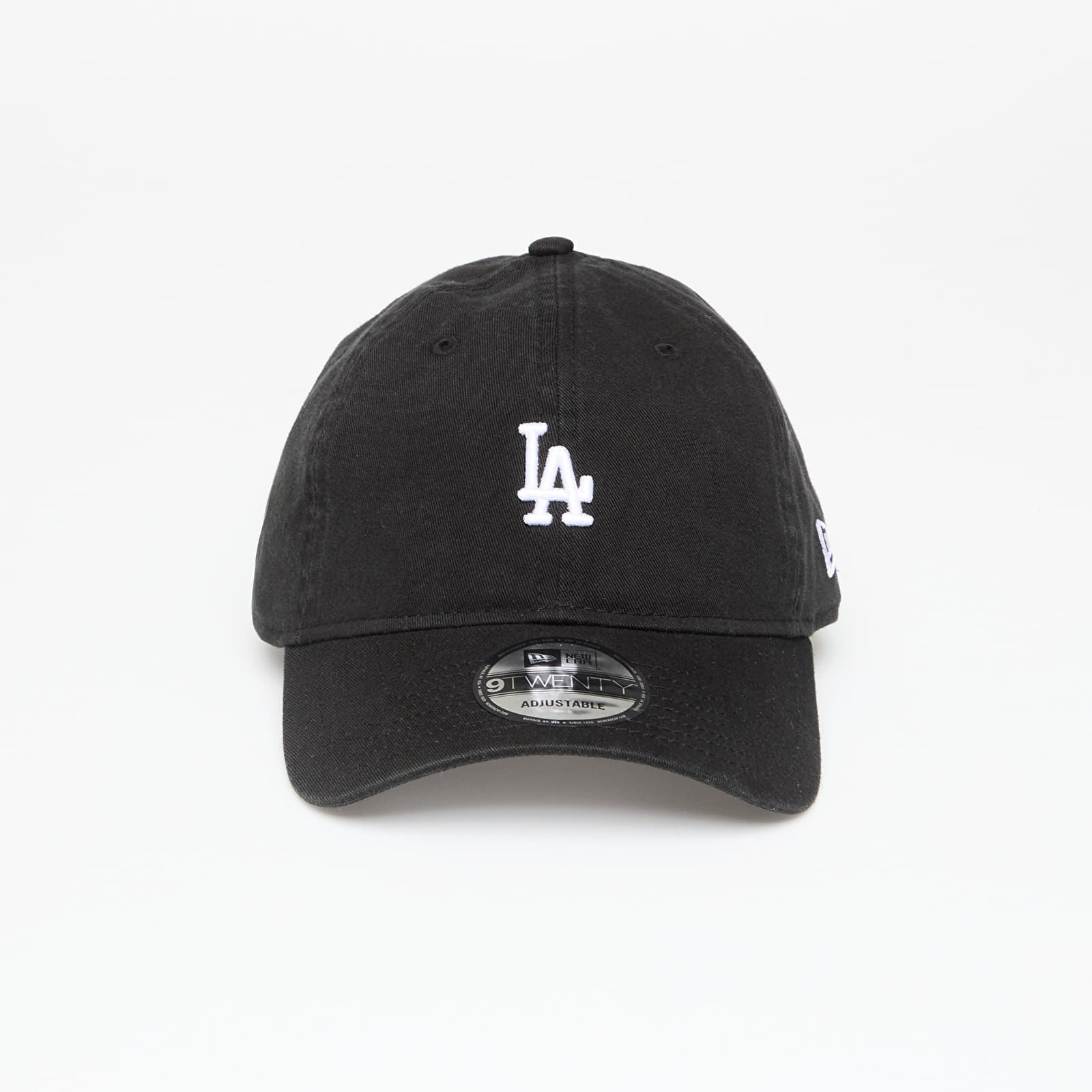 Capac New Era LA Dodgers MLB Washed Mini Logo 9TWENTY Adjustable Cap Black Universal
