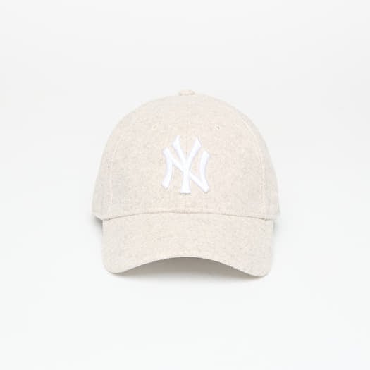 Cap New Era New York Yankees MLB Melton Wool 9FORTY Adjustable Cap Cream