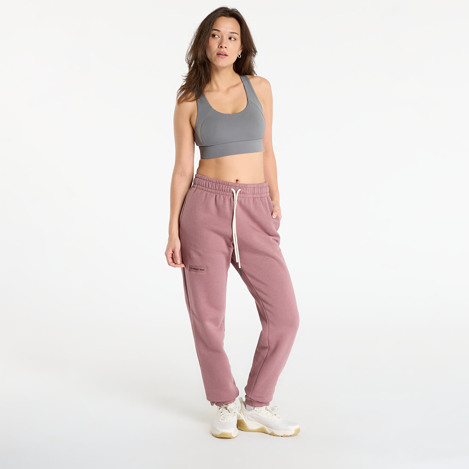 Sieviešu treniņbikses Under Armour Project Rock Icon Pant Maroon