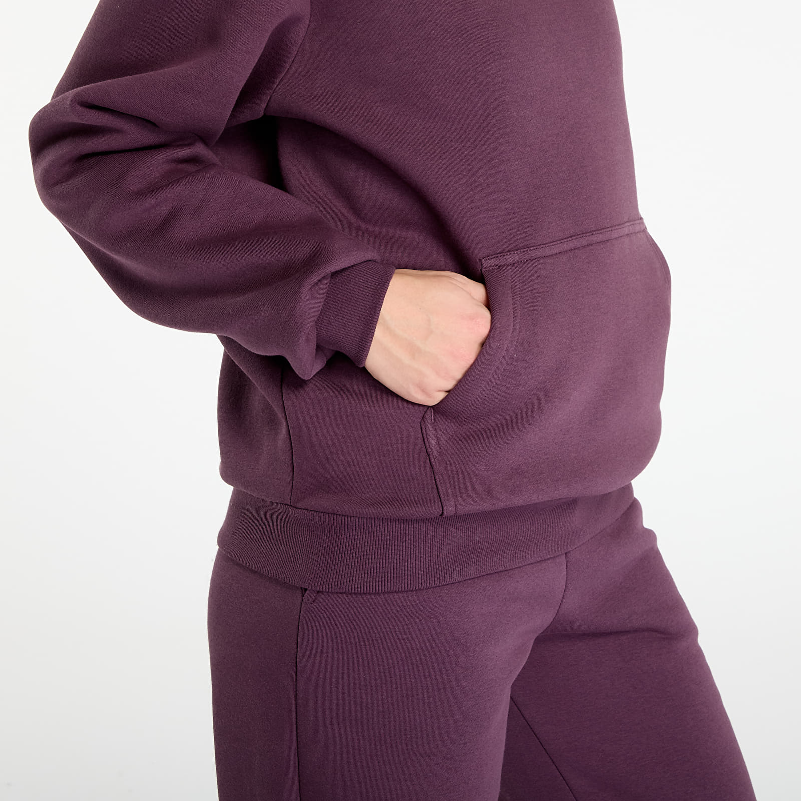 Hoodies and sweatshirts  Urban Classics Ladies Fluffy Hoody Plum Purple