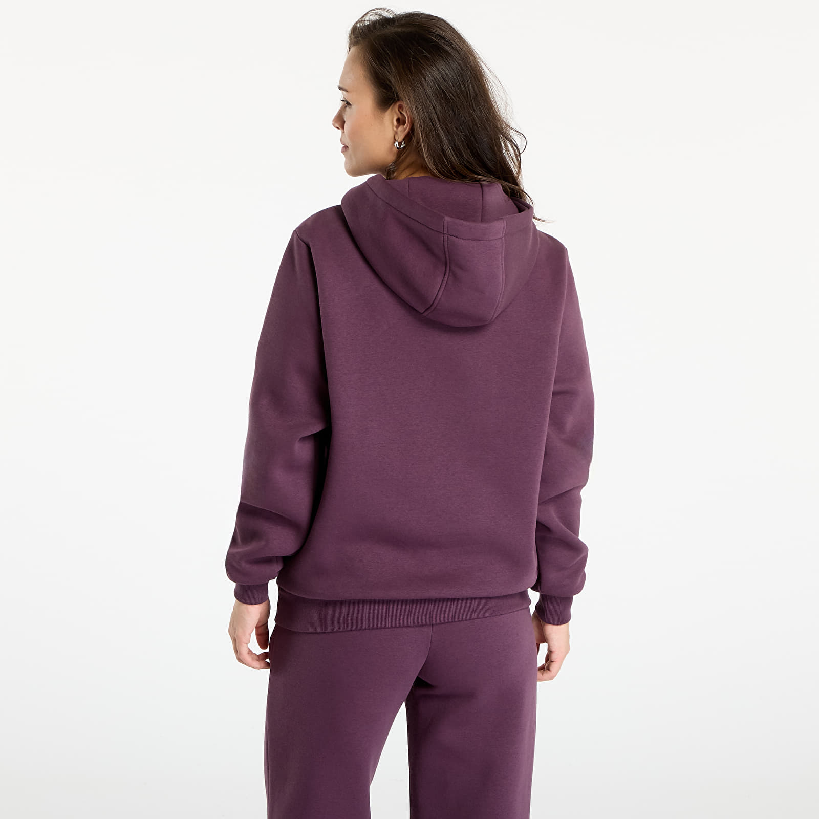 Hoodies and sweatshirts  Urban Classics Ladies Fluffy Hoody Plum Purple