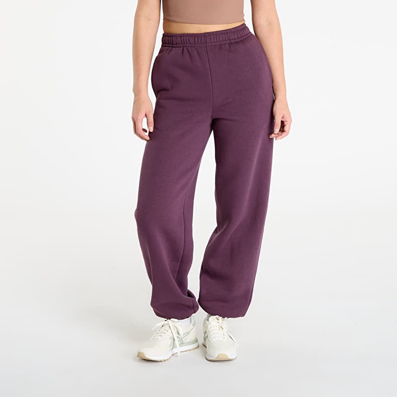 Tepláky Urban Classics Ladies Fluffy Sweatpants Plum Purple