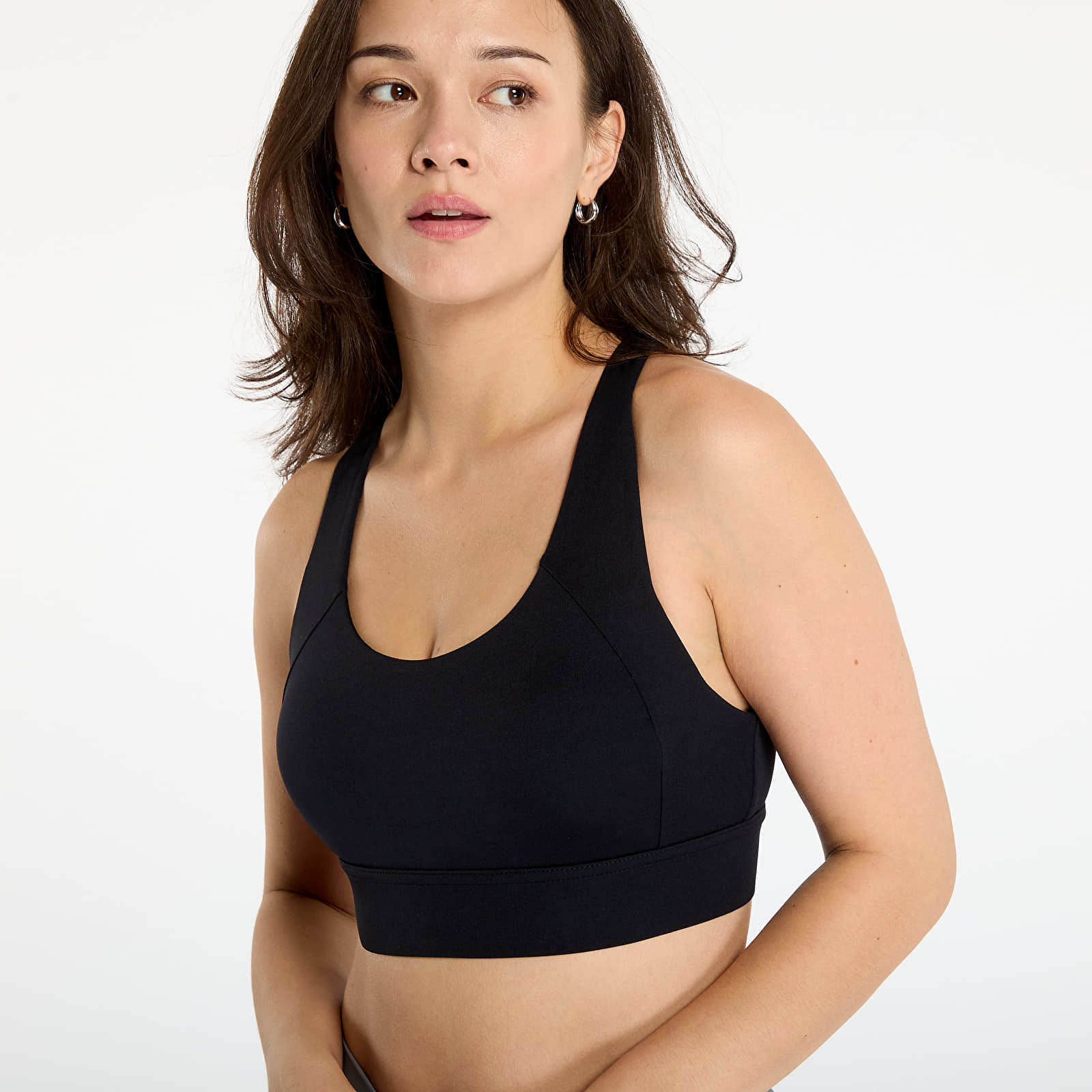 Podprsenky Urban Classics Ladies Sports Bra Black