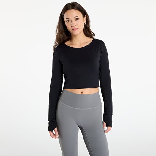 T-shirt Urban Classics Ladies Sports Longsleeve Black
