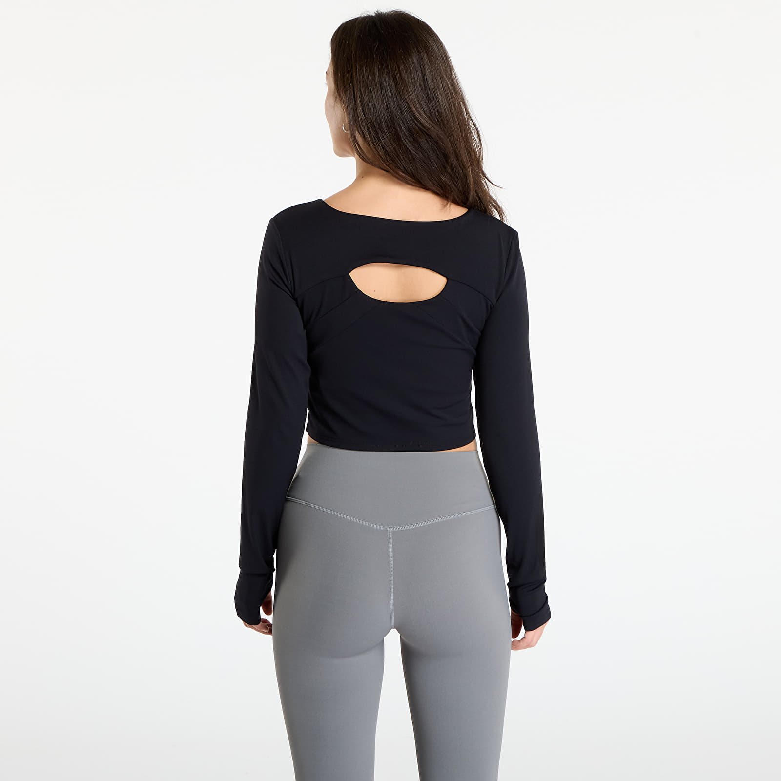 Tričká Urban Classics Ladies Sports Longsleeve Black