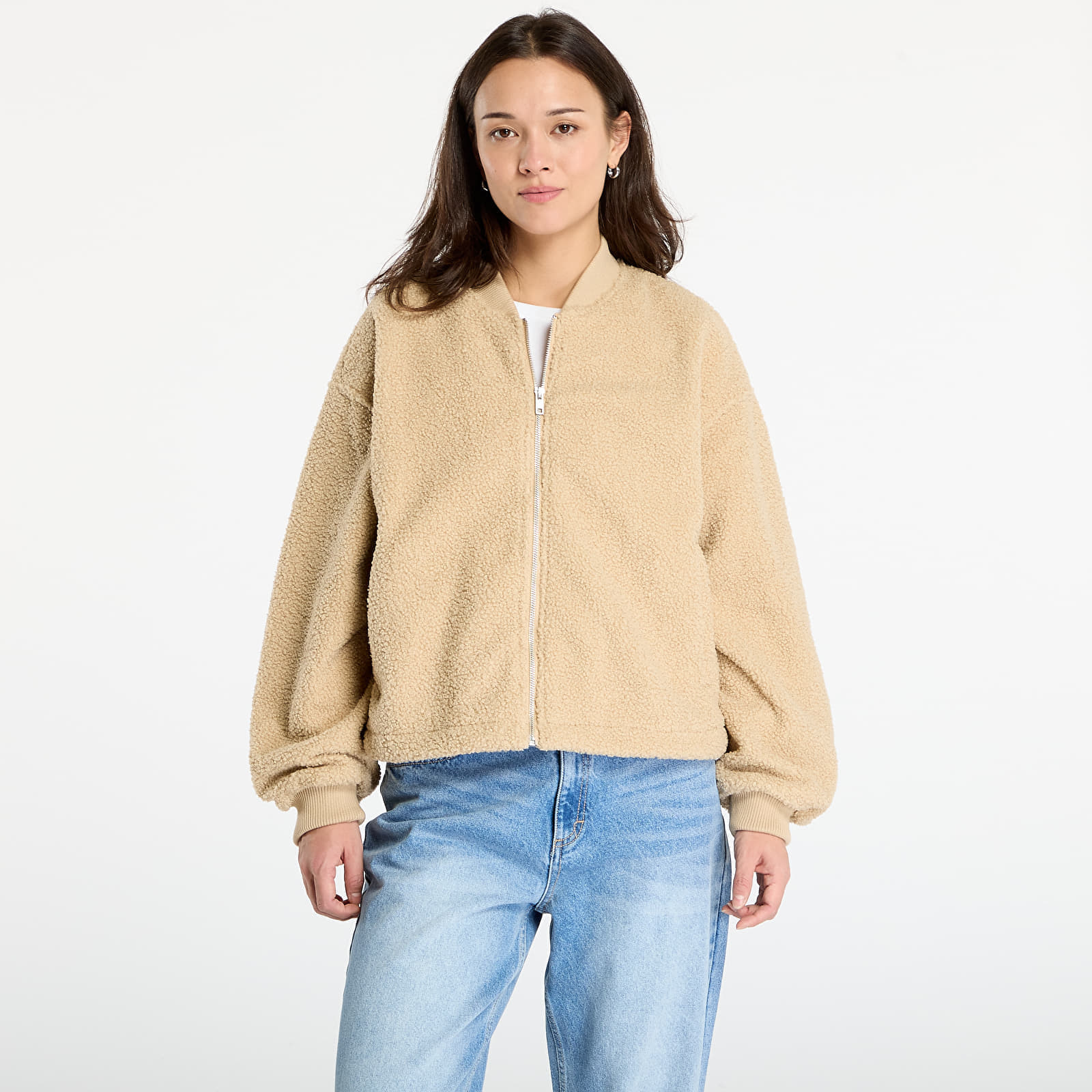 Bomber Urban Classics Ladies Structured Bomber Jacket Union Beige XS