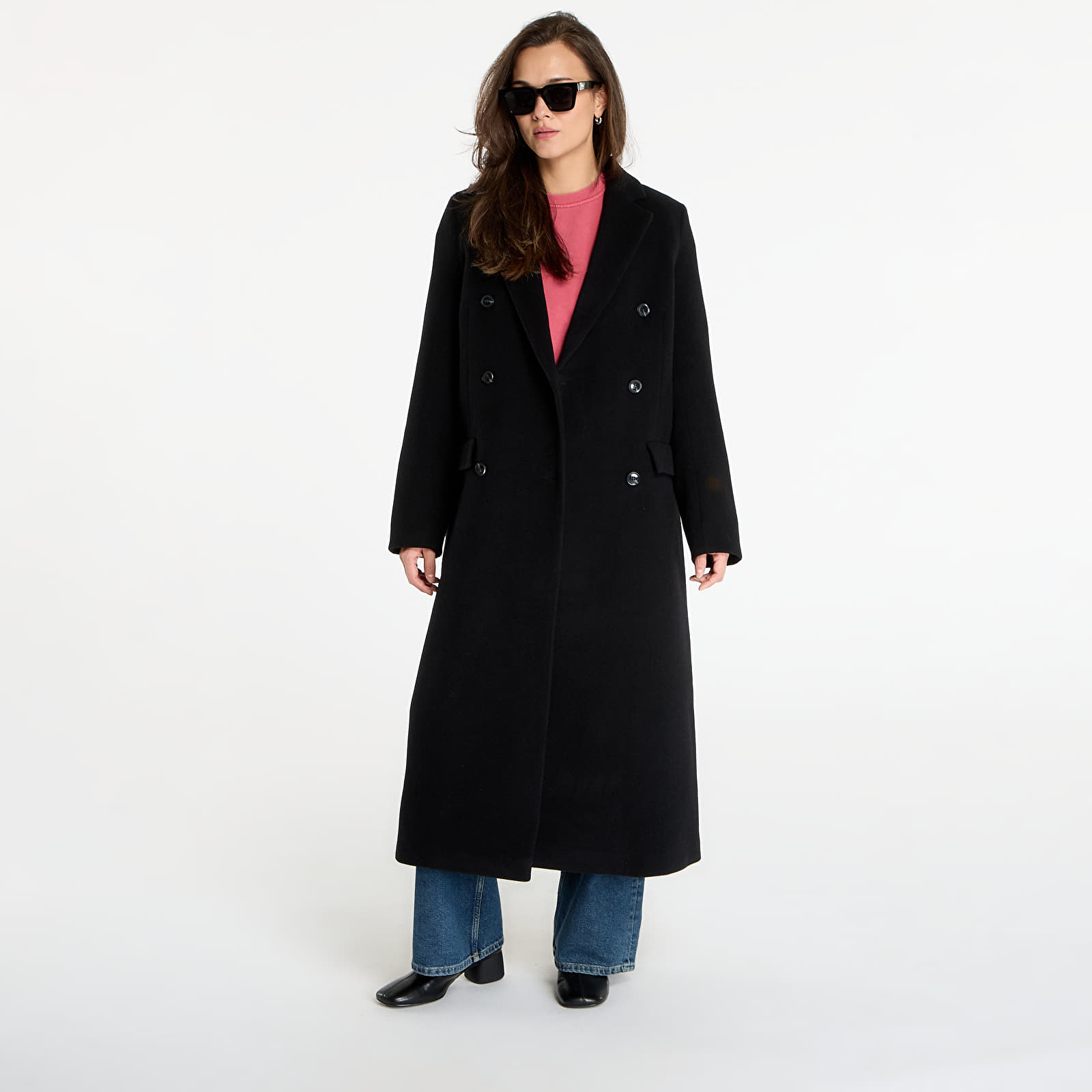 Палта Samsøe Samsøe Falcon Coat Black