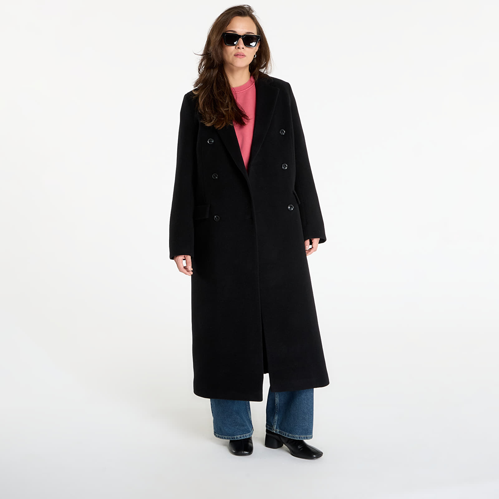 Палта Samsøe Samsøe Falcon Coat Black