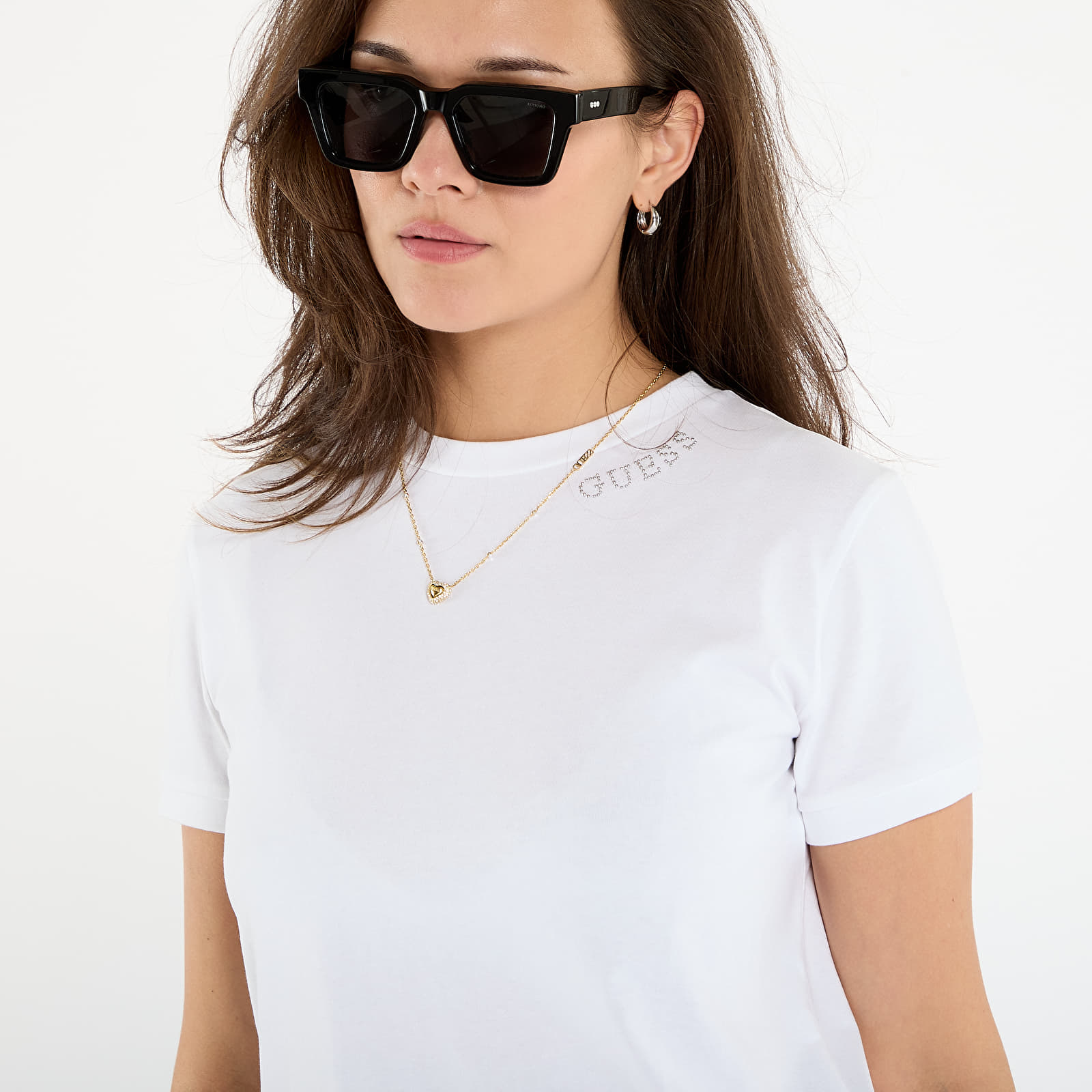 Trička Guess Calida Ss T-Shirt White