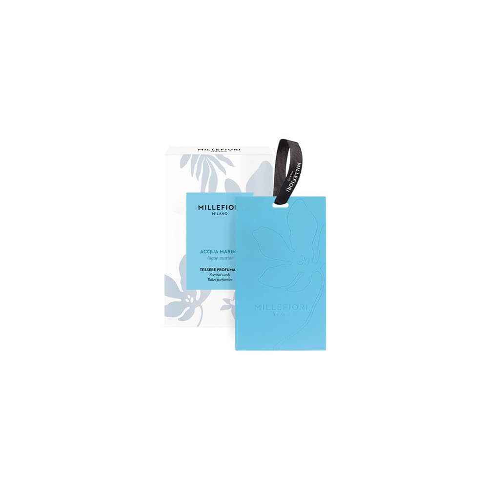 Ostatní doplňky Millefiori Laundry Fragrance Card 3-Pack Acqua Marina