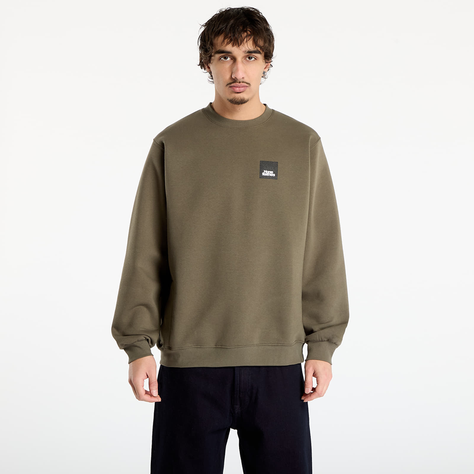 Sweatshirt Horsefeathers Dunk Sweatshirt Burnt Olive XXL