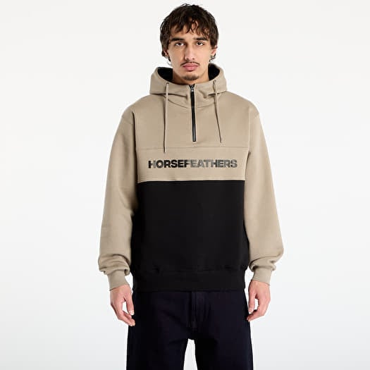 Sweatshirt Horsefeathers Fulton Sweatshirt Taupe/ Black