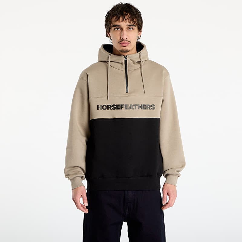 Sweatshirt Horsefeathers Fulton Sweatshirt Taupe/ Black