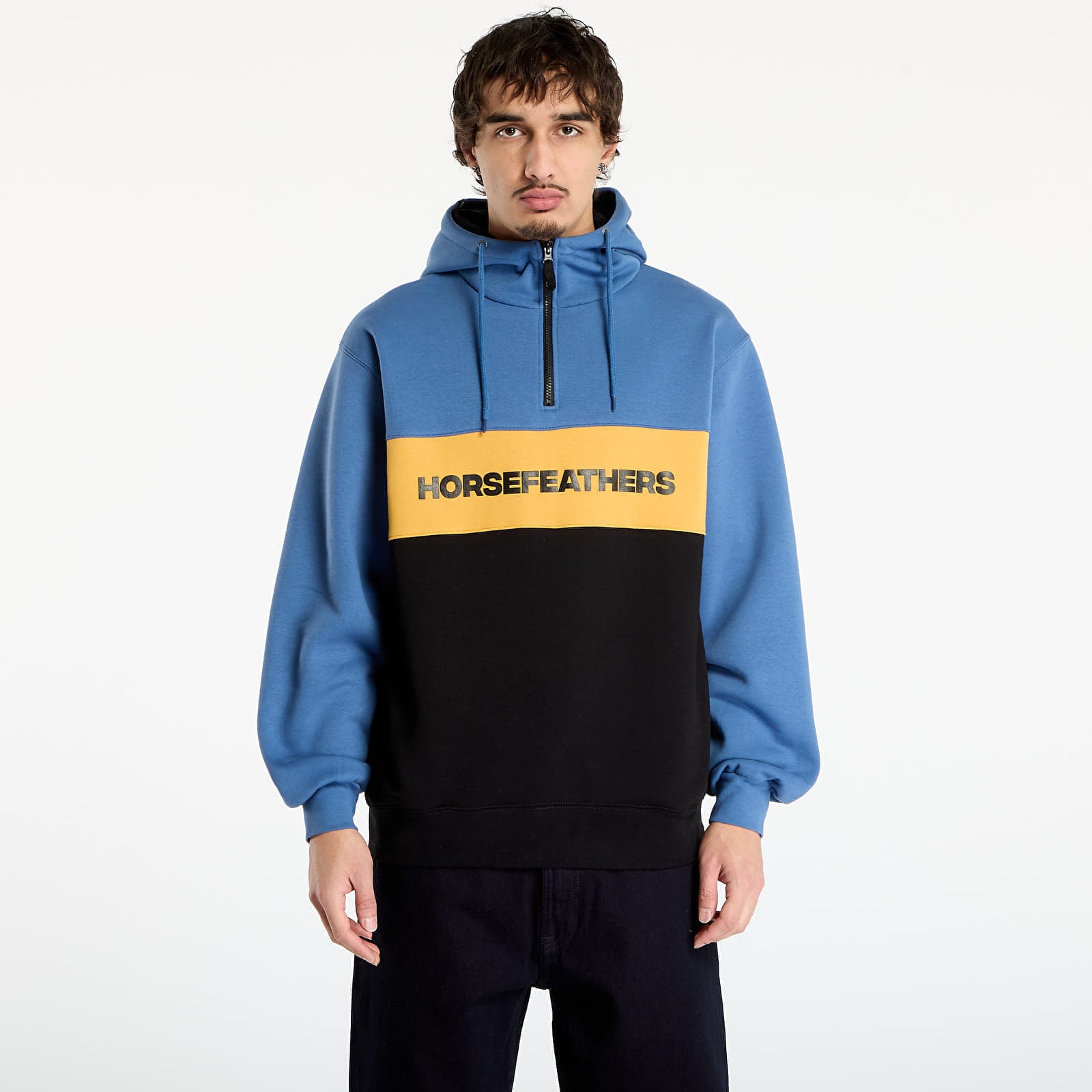 Sweatshirt Horsefeathers Fulton Sweatshirt Moonlight Blue/ Black XL