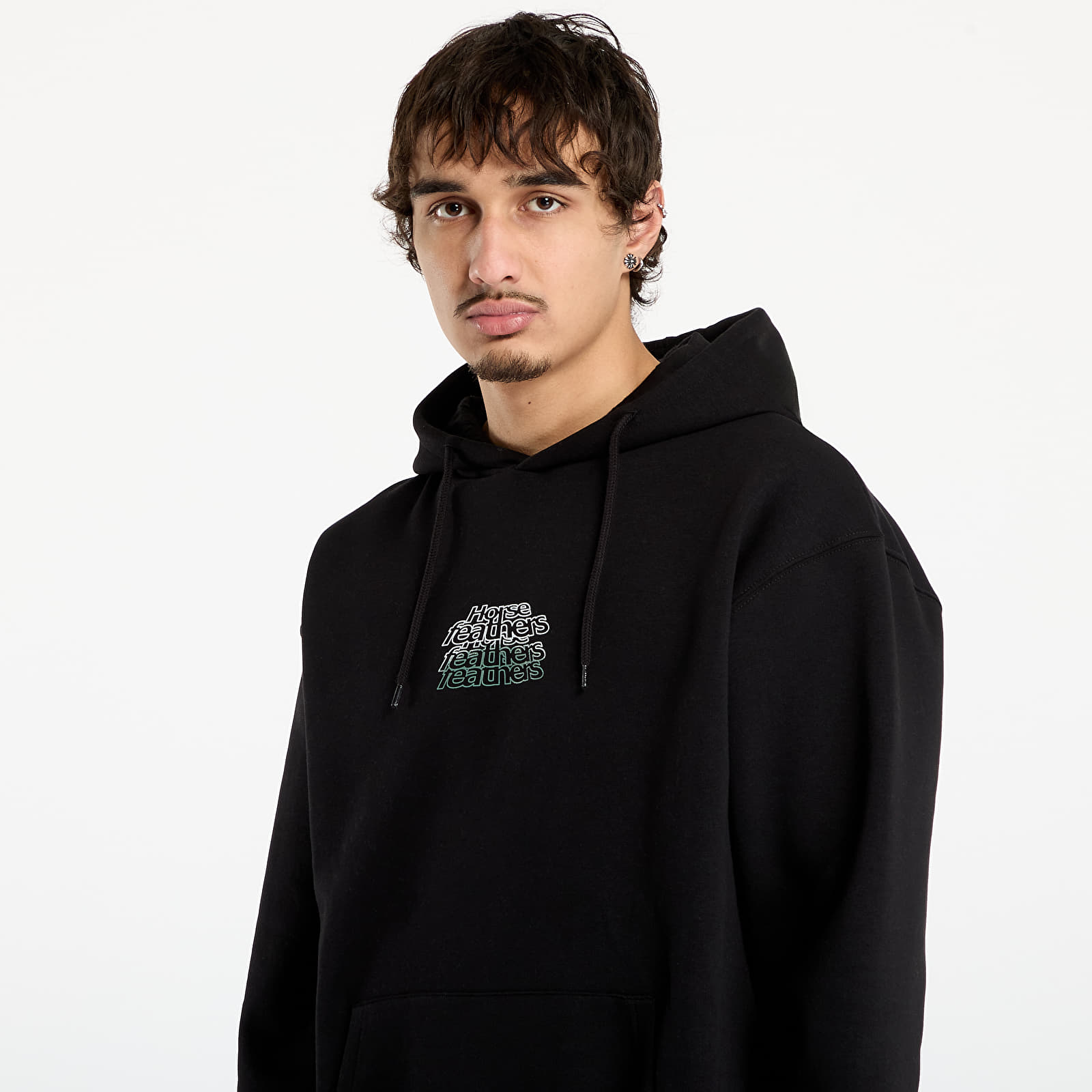 Herren-Sweatshirts Horsefeathers Rollin Sweatshirt Black