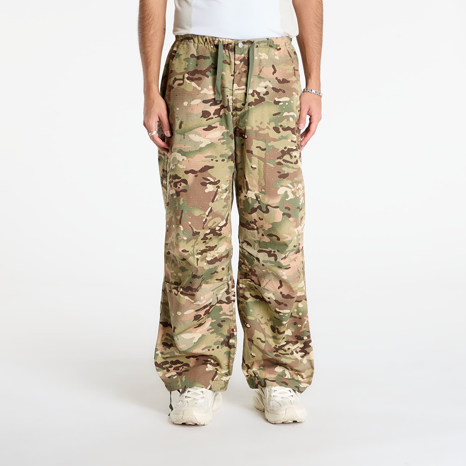 Pants PLEASURES Gem Camo Wide Pants Camo L