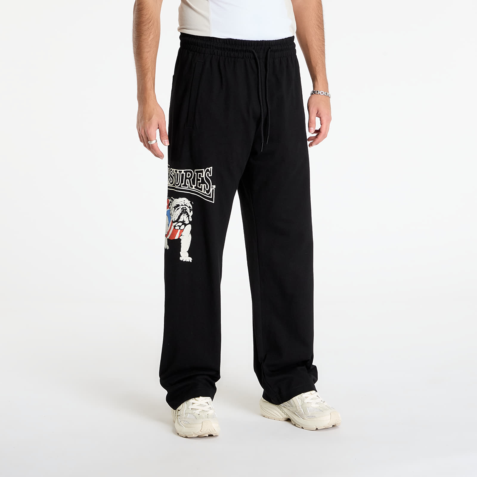 Meeste püksid PLEASURES Bulldog Cotton Pants Black