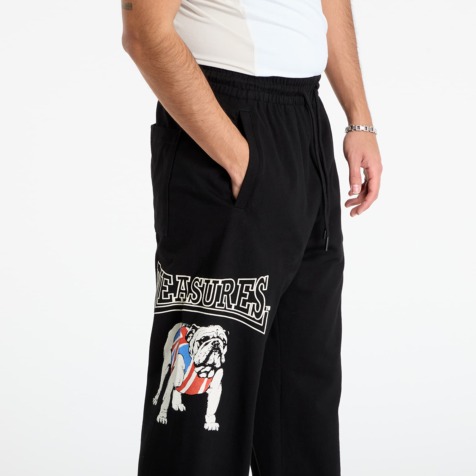 Meeste püksid PLEASURES Bulldog Cotton Pants Black