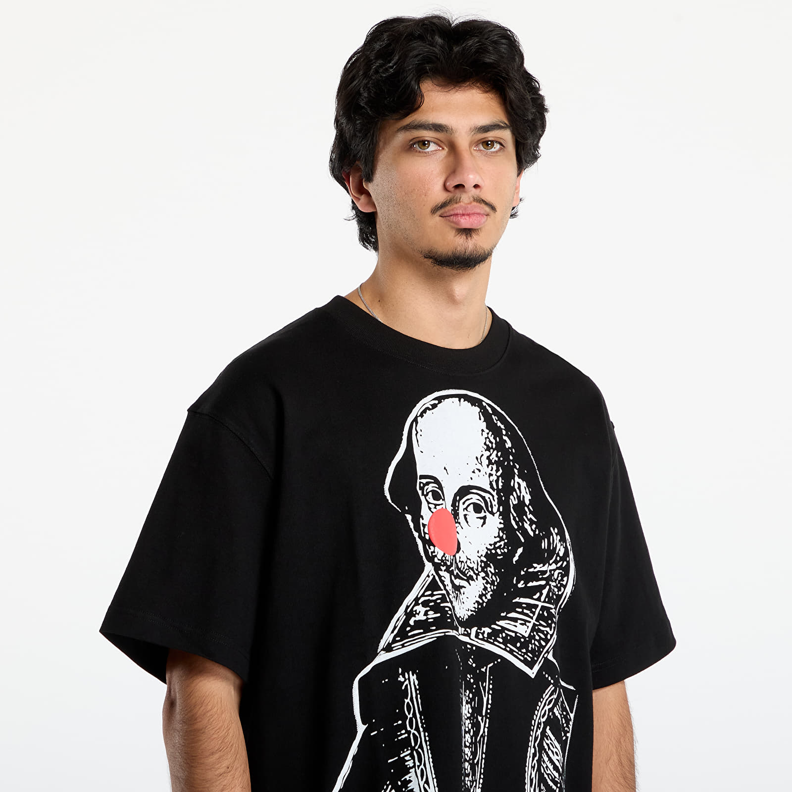 Men's T-shirts PLEASURES Joke Heavyweight Shirt Black