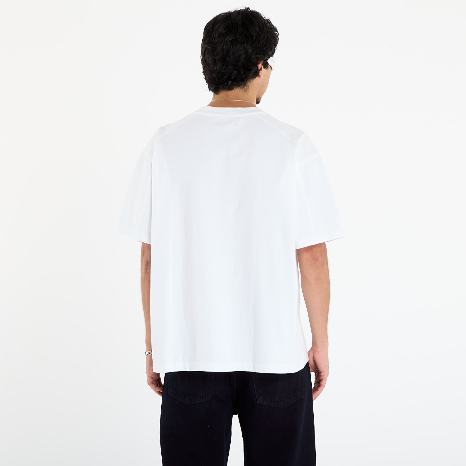 Men's T-shirts PLEASURES Relief Heavyweight Shirt Vtg White