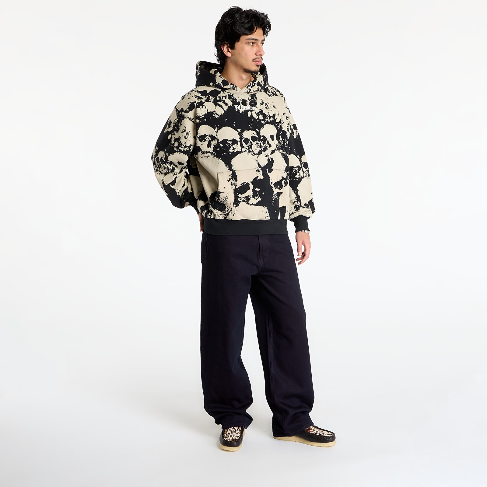 Herren-Sweatshirts PLEASURES Despair Hoodie Black