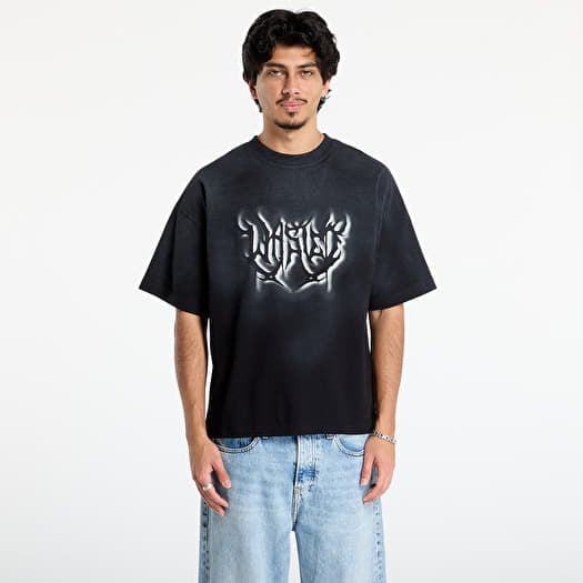 Wasted Paris M Sword Boxy T-Shirt Faded Black