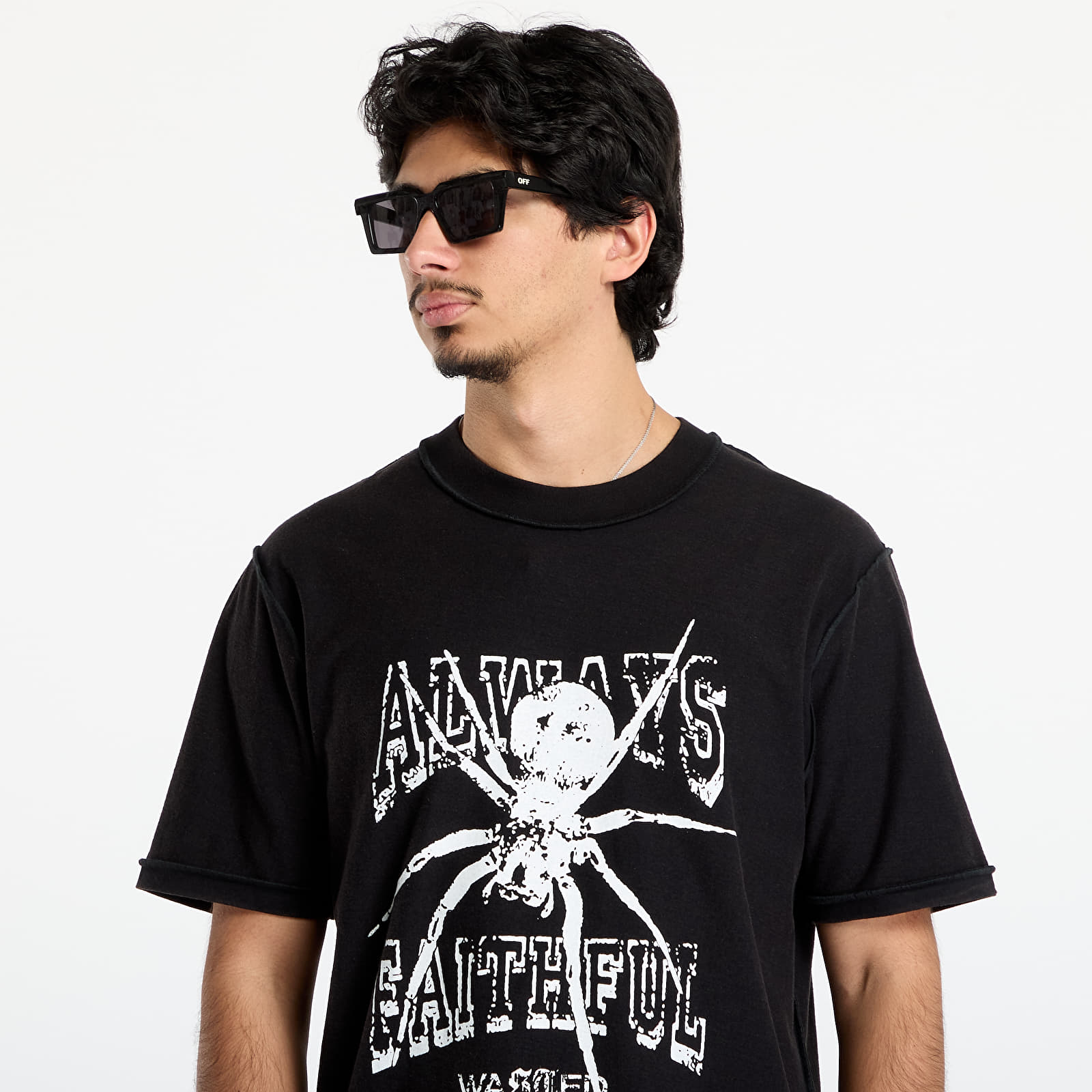 Herren-Hemden Wasted Paris M Authentic Reverse Faded Black