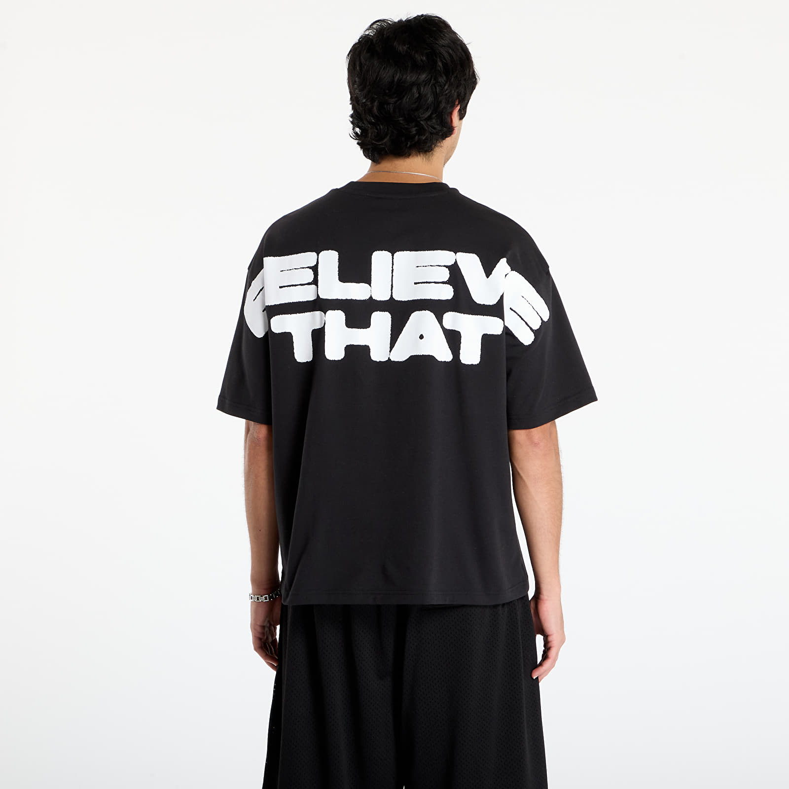 T-shirty męskie adidas Anthony Edwards Believe That T-Shirt Black/ White