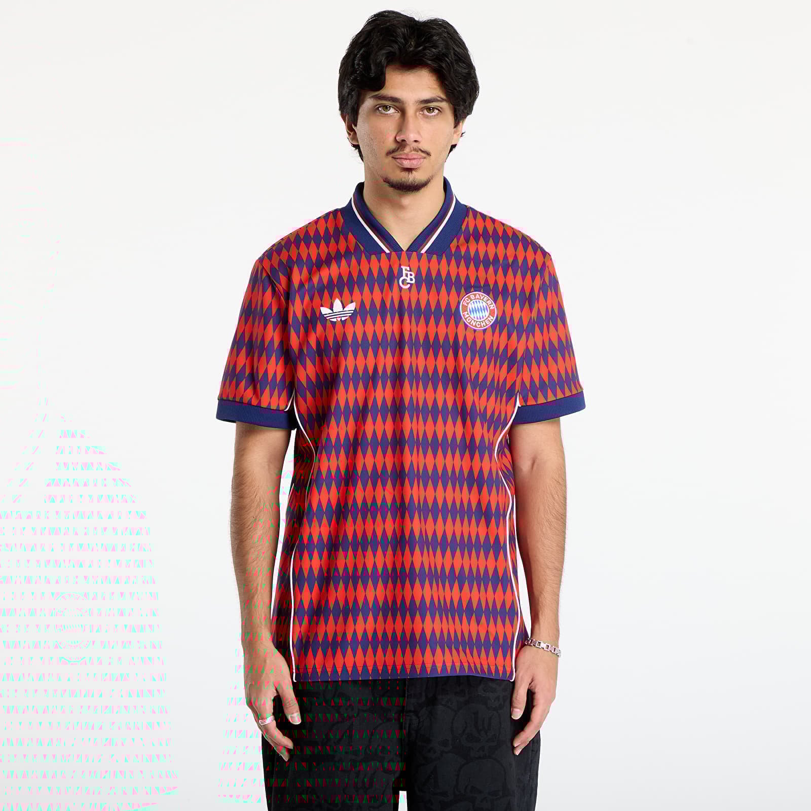 T-shirt adidas FC Bayern Munich LFSTLR Jersey Red/ Dark Blue M