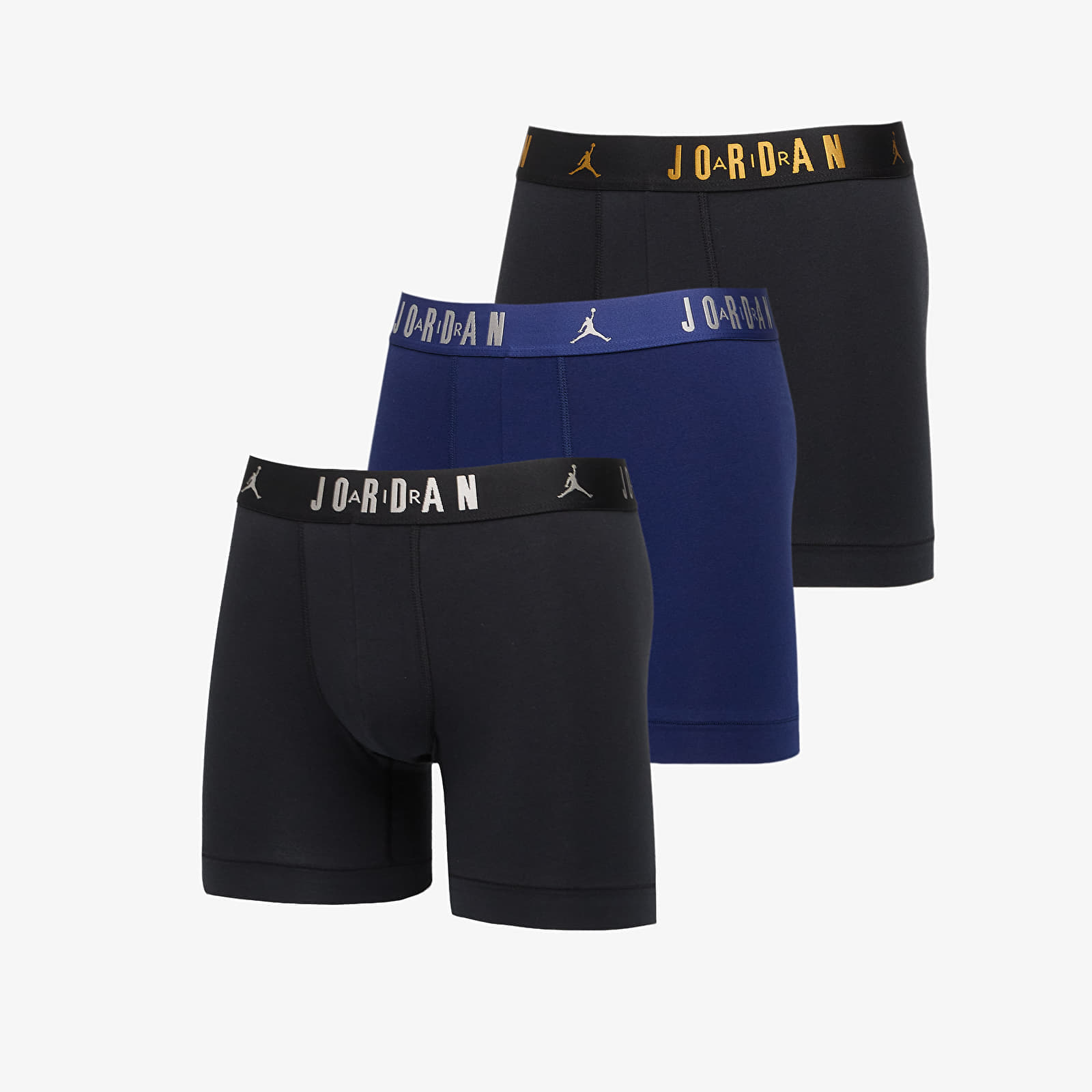 Jordan Flight Cotton Core 3-Pack Black/ Gold M