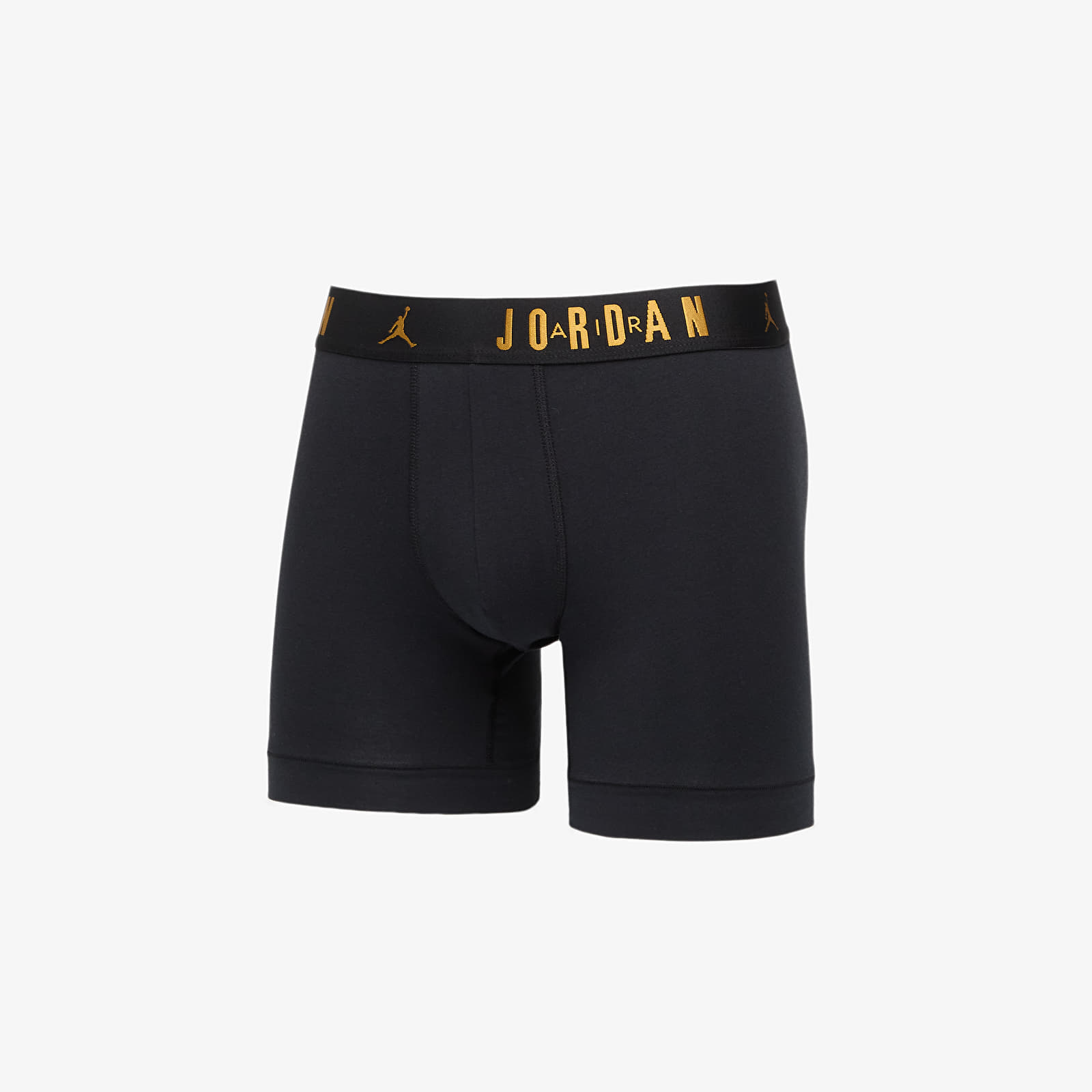 Vīriešu bokseri Jordan Flight Cotton Core 3-Pack Black/ Gold