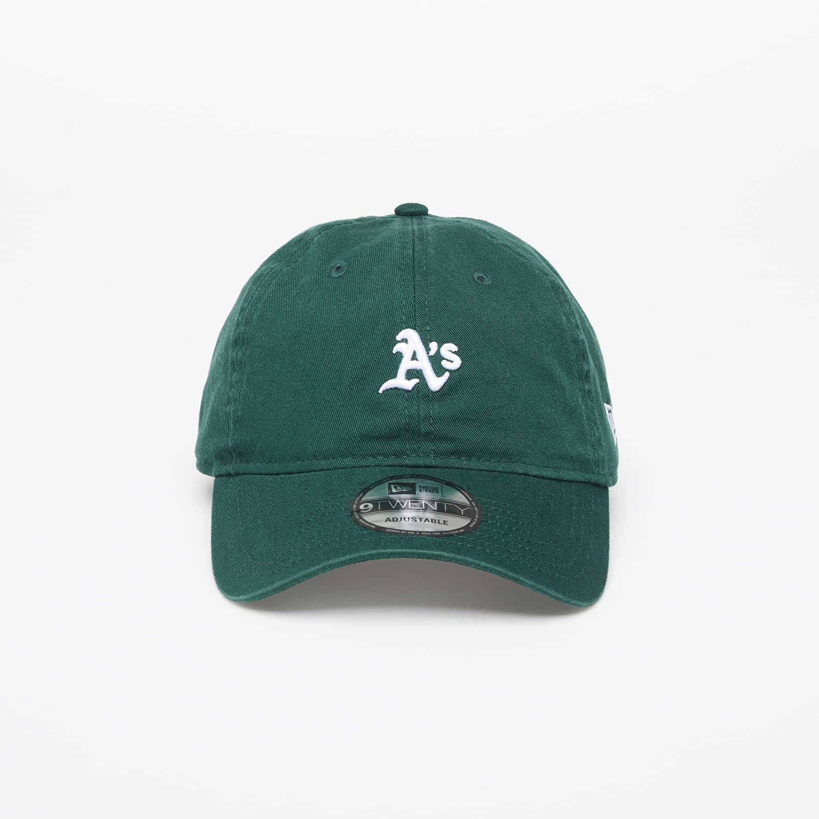 Capac New Era 9TWENTY MLB Washed Mini Logo Oakland Athletics Dark Green Universal
