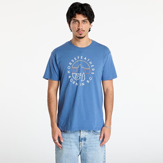 T-shirt Horsefeathers Line Circle T-Shirt Moonlight Blue