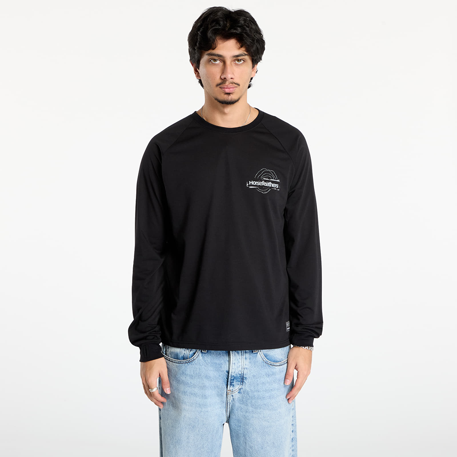 Men's T-shirts Horsefeathers Shank Ls T-Shirt Black