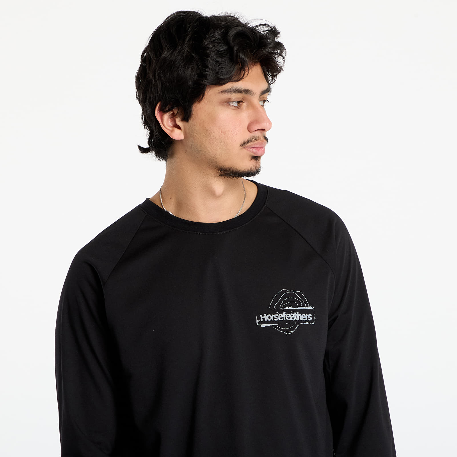 Men's T-shirts Horsefeathers Shank Ls T-Shirt Black