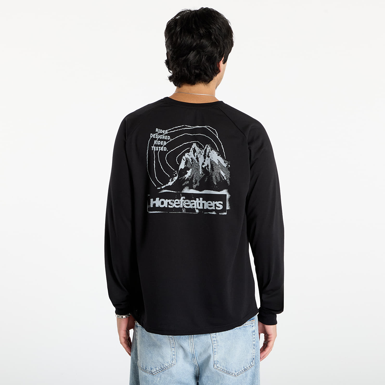Men's T-shirts Horsefeathers Shank Ls T-Shirt Black