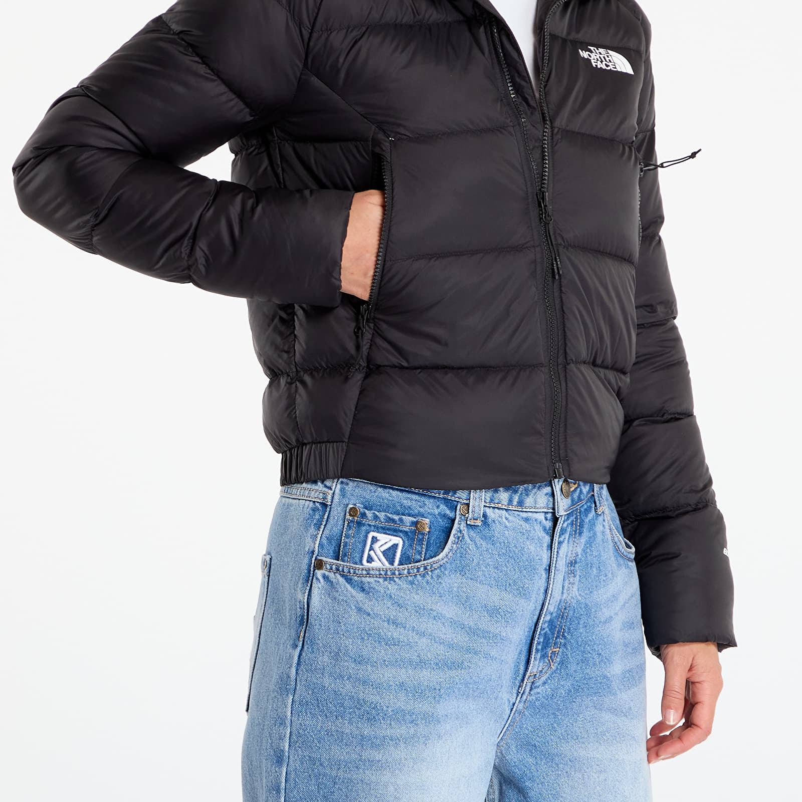Dámske bundy The North Face W Hyalite Down Hooded Jacket TNF Black