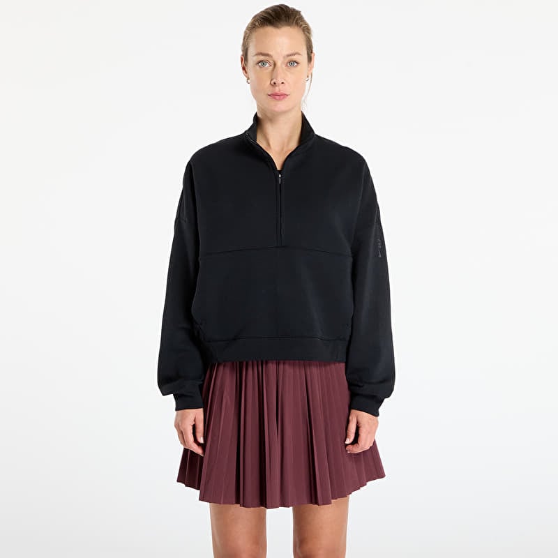 Verryttelypaita Nike 24.7 ImpossiblySoft Women's Dri-FIT Oversized 1/2-Zip Top Black/ Dk Smoke Grey