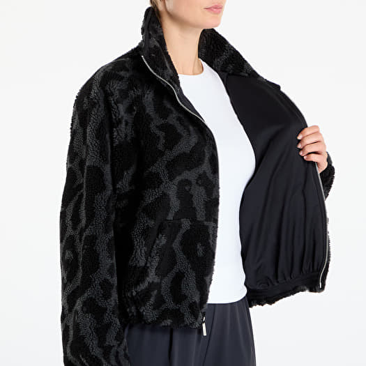 Nike Sportswear Women's High-Pile Fleece Jacket Black/ Black/ Sail