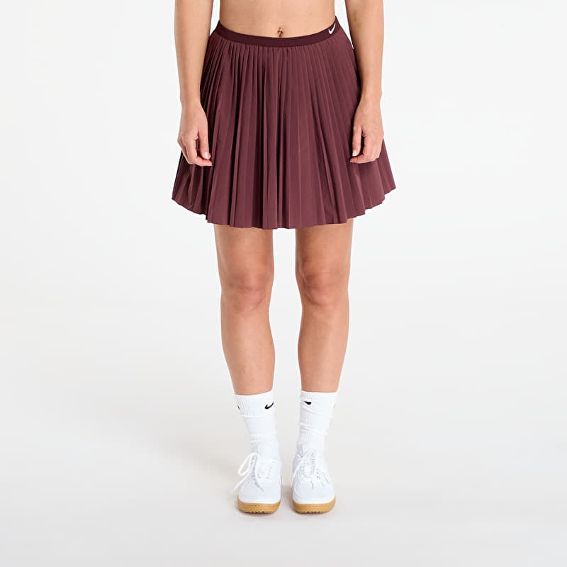 Falda Nike Sportswear Women's Pleated Skirt Burgundy Crush/ Sail