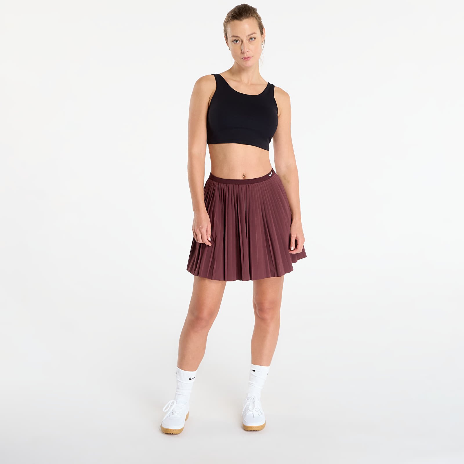 Поли Nike Sportswear Women's Pleated Skirt Burgundy Crush/ Sail